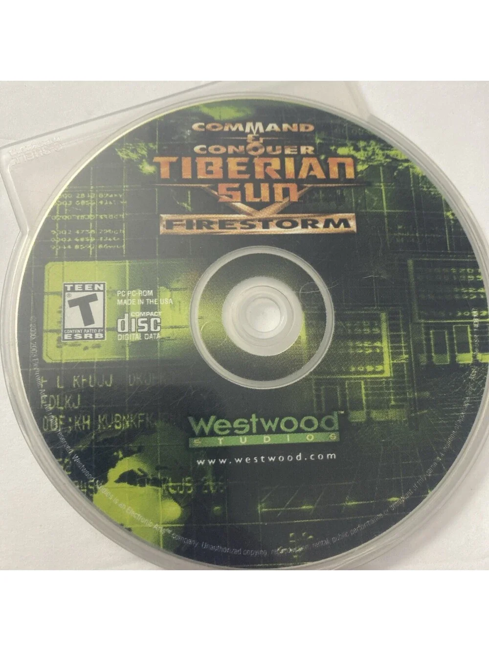 Command & Conquer PC Lot of 5 Disc,tiberian sun,renegade,firestorm